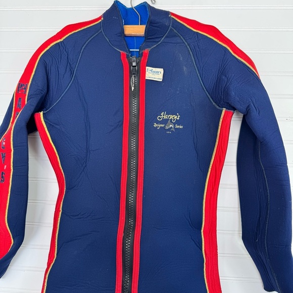 VINTAGE Harvey's Designer Series 7mil Long Wet / Diving Suit WARM USA M/L Short - Picture 2 of 16
